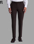 Men's Formal Brown Premium Pant Suiting Stuff Export Quality